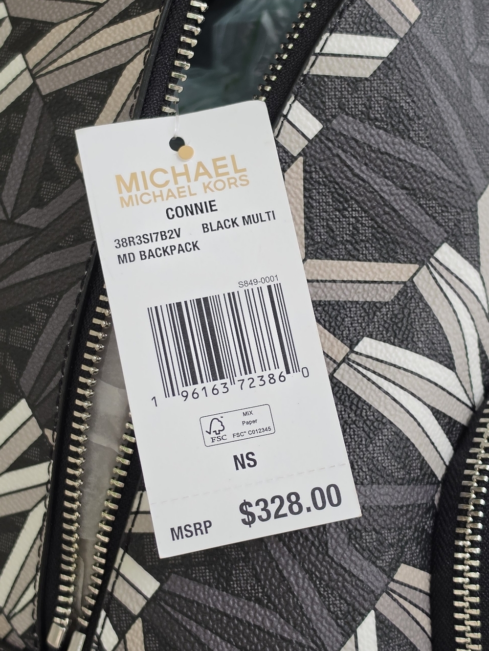 Michael Kors Connie Medium Logo Backpack - Picture 7 of 9